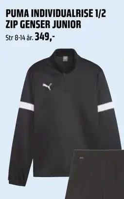 Coop Obs PUMA INDIVIDUALRISE 1/2 ZIP GENSER JUNIOR tilbud