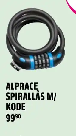 Coop Obs ALPRACE SPIRALLÅS M/ KODE tilbud
