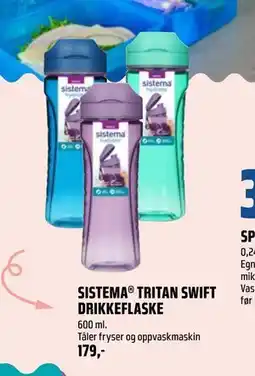 Coop Obs SISTEMA TRITAN SWIFT DRIKKEFLASKE tilbud