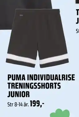 Coop Obs PUMA INDIVIDUALRISE TRENINGSSHORTS JUNIOR tilbud