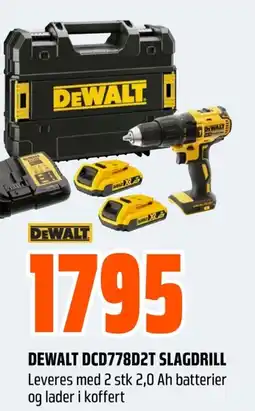 Coop Obs Dewalt dcd778d2t slagdrill tilbud