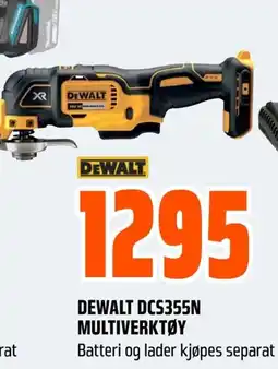 Coop Obs Dewalt dcs355n multiverktøy tilbud
