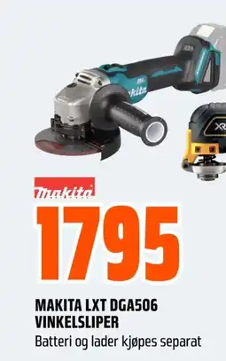 Coop Obs Makita lxt dga506 vinkelsliper tilbud