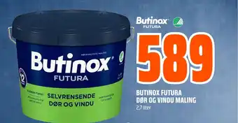 Coop Obs Butinox futura dør og vindu maling tilbud