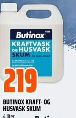 Coop Obs Butinox kraft- og husvask skum tilbud