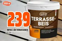 Coop Obs Infra 3 år terrassebeis tilbud