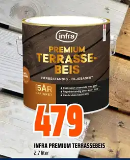 Coop Obs Infra premium terrassebeis tilbud