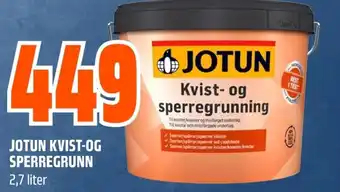 Coop Obs Jotun kvist-og sperregrunn tilbud
