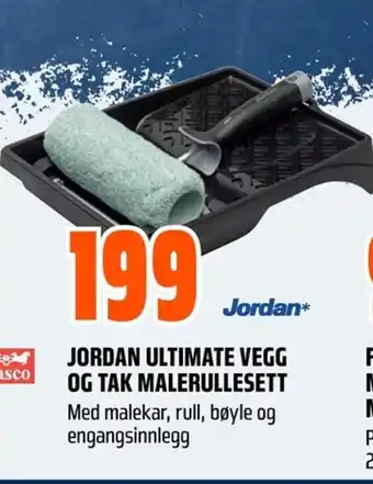 Coop Obs Jordan ultimate vegg og tak malerullesett tilbud