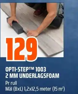 Coop Obs Opti-steptm 1003 2 mm underlagsfoam tilbud