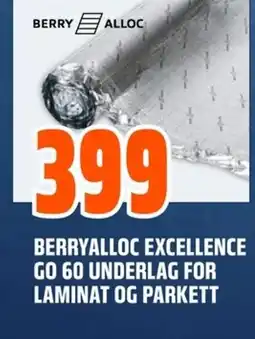 Coop Obs Berryalloc excellence go 60 underlag for laminat og parkett tilbud