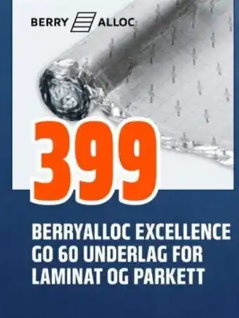 Coop Obs Berryalloc excellence go 60 underlag for laminat og parkett tilbud