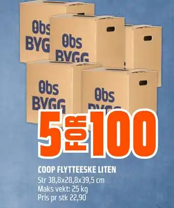 Coop flytteeske liten