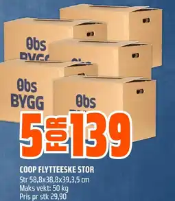 Coop Obs Coop flytteeske stor tilbud