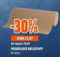 Coop Obs Probuilder bølgepapp tilbud