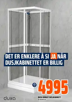 Coop Obs Duxa robust dusjkabinett tilbud