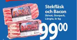 MaxiMat Charlottenberg Stekfläsk och Bacon tilbud