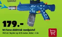 BR Leker M-Force elektrisk vandpistol tilbud