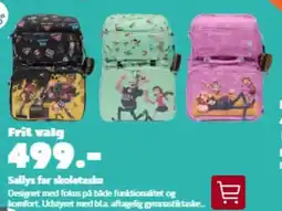 BR Leker Sallys far skoletaske tilbud