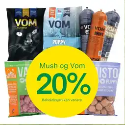 Felleskjøpet Mush og Vom tilbud