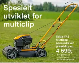 Felleskjøpet Stiga 47 S Multiclip bensindrevet gressklipper tilbud