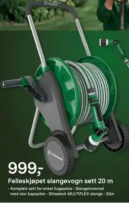 Felleskjøpet Felleskjøpet slangevogn sett tilbud