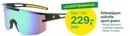 Felleskjøpet Felleskjøpet solbrille sport grønn tilbud