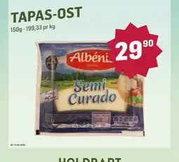 Holdbart TAPAS-OST tilbud