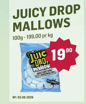 Holdbart JUICY DROP MALLOWS tilbud