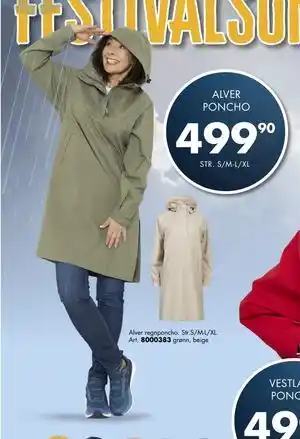 Sparkjøp ALVER PONCHO tilbud