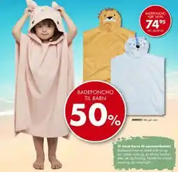 Sparkjøp BADEPONCHO TIL BARN tilbud