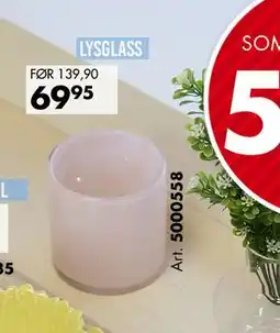 Sparkjøp LYSGLASS tilbud