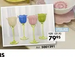Sparkjøp lysglass tilbud