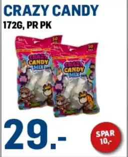 Price Lagerbutikk Crazy candy tilbud