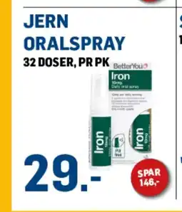 Price Lagerbutikk Jern oralspray tilbud