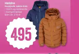 Sport Outlet Heldre Reykjavik Jakke Kids tilbud