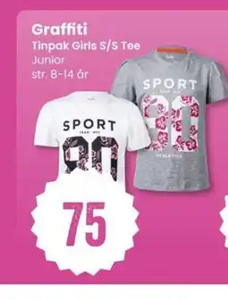 Sport Outlet Graffiti Tinpak Girls S/S Tee tilbud