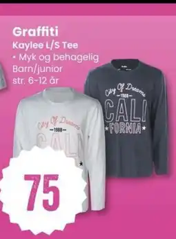 Sport Outlet Graffiti Kaylee L/S Tee tilbud