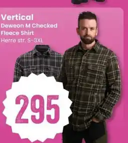 Sport Outlet Vertical Deweon M Checked Fleece Shirt tilbud