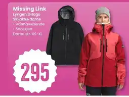 Sport Outlet Missing Link Lyngen 3-lags Skijakke dame tilbud