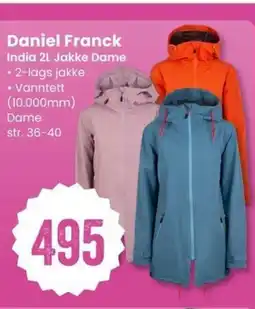 Sport Outlet Daniel Franck India 2L Jakke Dame tilbud
