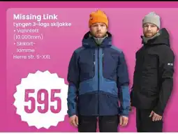 Sport Outlet Missing Link Lyngen 3-lags skijakke tilbud