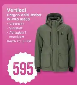 Sport Outlet Vertical Cargon M Ski Jacket W-PRO 10000 tilbud