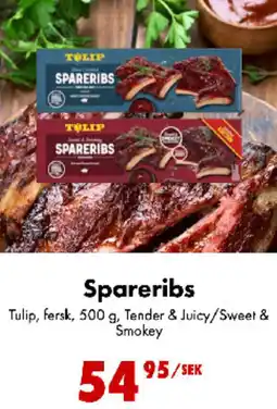 Nordby Supermarket Spareribs Tulip, fersk tilbud
