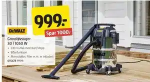 Grovstøvsuger 30 l 1050 W