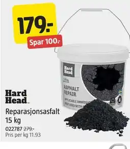 Jula Reparasjonsasfalt 15 kg tilbud