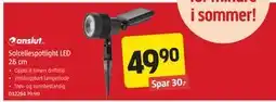 Jula Solcellespotlight LED 26 cm tilbud