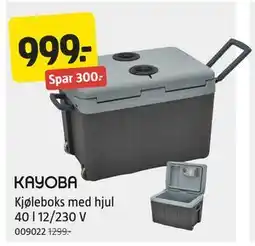 Jula Kjøleboks med hjul 40 l 12/230 V tilbud