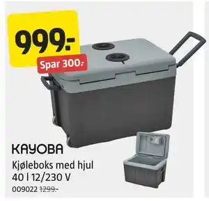 Kjøleboks med hjul 40 l 12/230 V