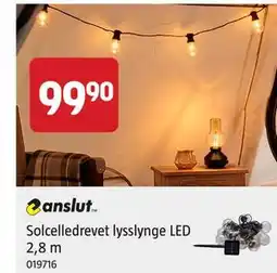 Jula Solcelledrevet lysslynge LED tilbud